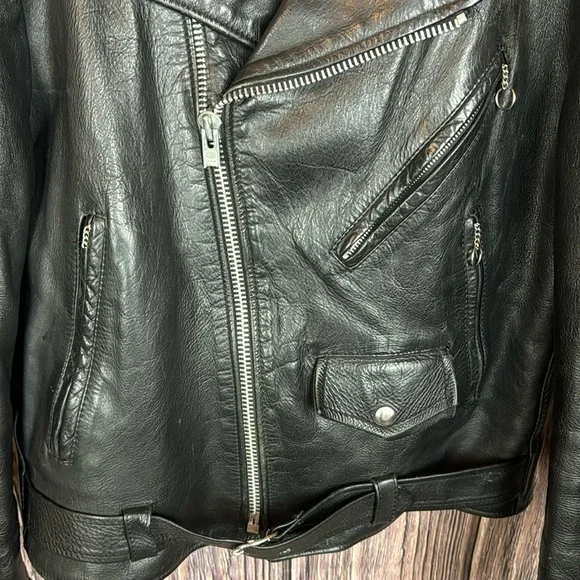 Excelled Vintage Leather Jacket- Size 42